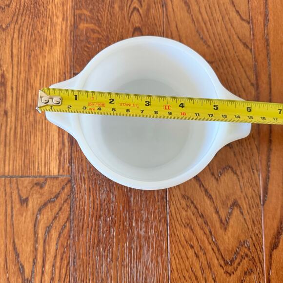 Dynaware Pyr-O-Rey Vintage Milk Glass Brown Daisy Casserole Bowl Dish Set of 4 - Picture 13 of 15